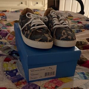 Jack Rogers Camo Print Sneakers with White Accents